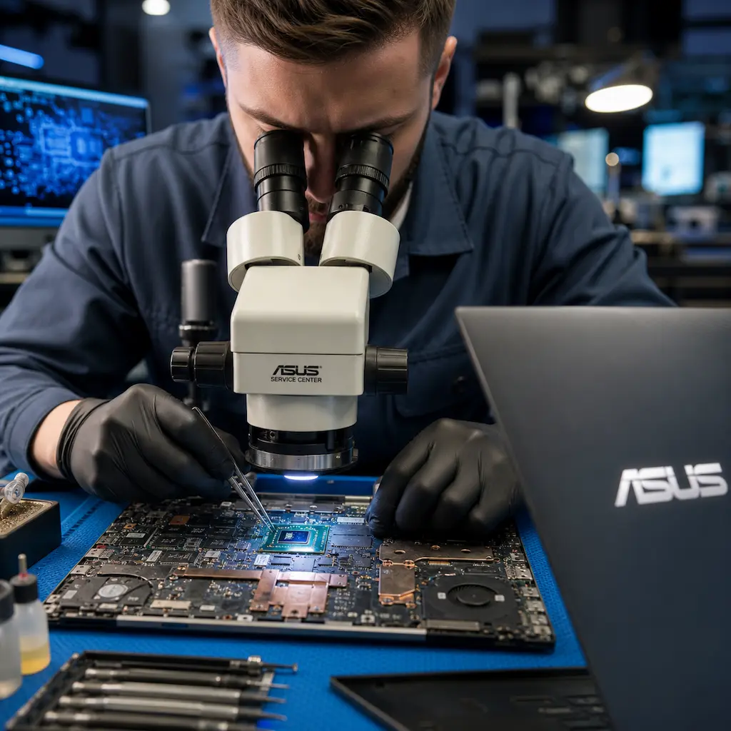 Замена видеокарты ноутбука Asus в Красноярске