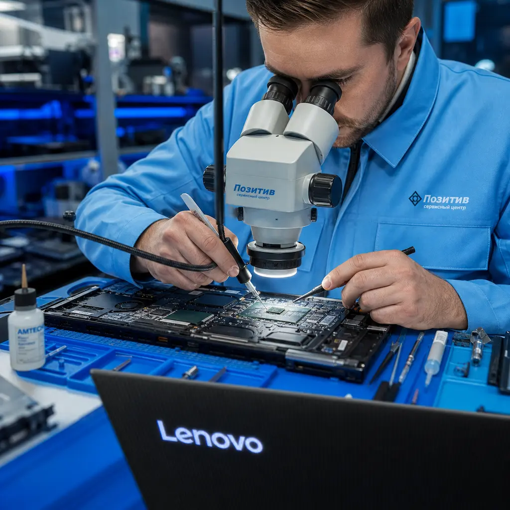 Замена видеокарты ноутбука Lenovo в Красноярске