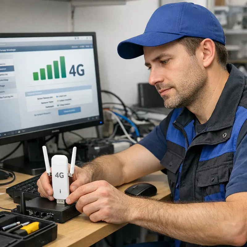 Настройка LTE модема в Красноярске