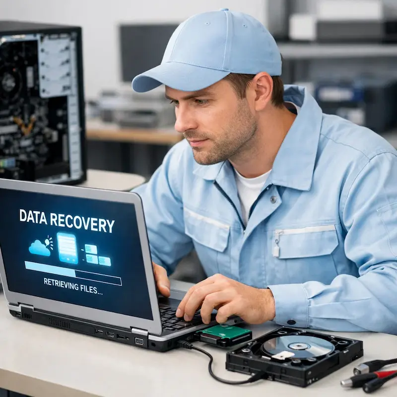 Восстановление данных и файлов в Красноярске