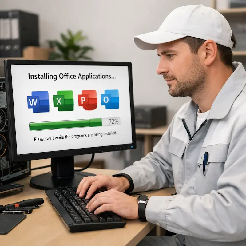 установка офисных программ на компьютер в Красноярске