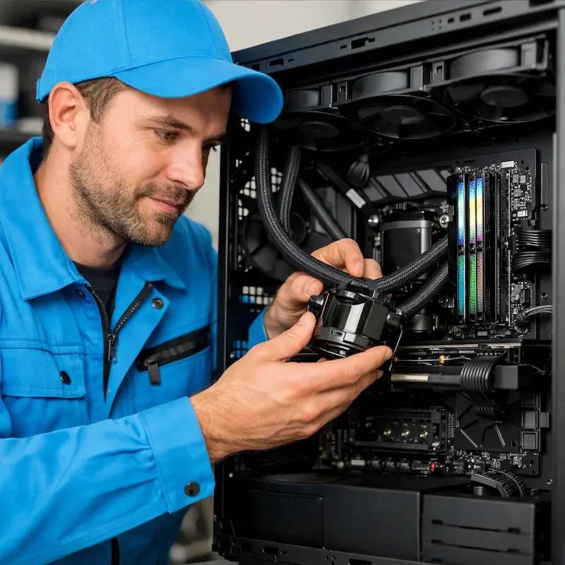 Установка СЖО на ПК в Красноярске