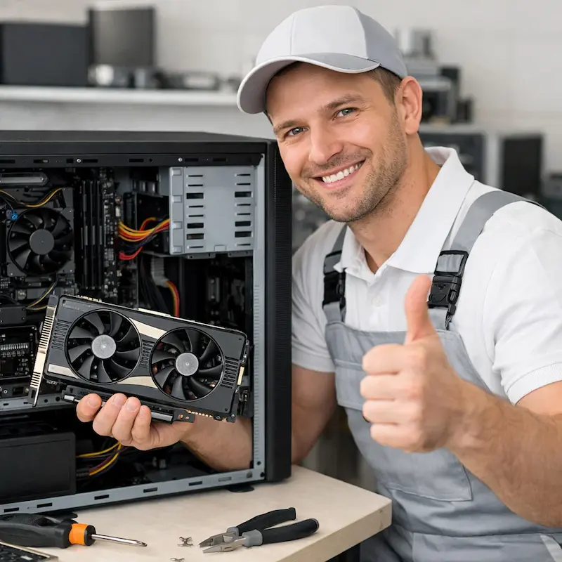 Замена видеокарты ПК в Красноярске