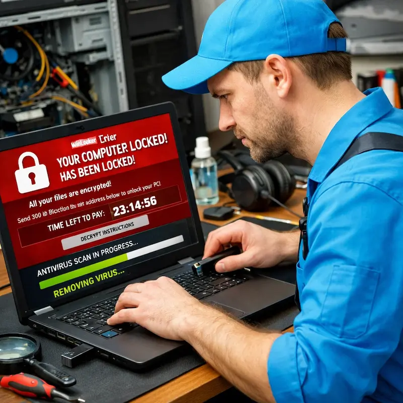 Удалить винлокер в Красноярске